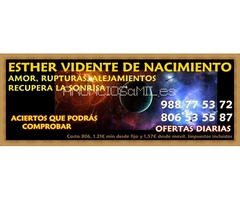 Esther, experta en amor y rupturas.