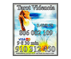EXPERTAS TAROTISTAS Y VIDENTE OFERTAS VISA 9€ 30 min. 910 312 450/ 806 002 109