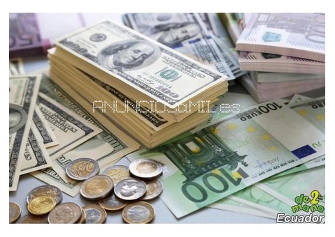 Ofrecen préstamos dinero fácil y Rápido entre particulares