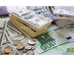 Ofrecen préstamos dinero fácil y Rápido entre particulares