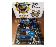 VENDO Placa-base-MSI-Z97-PC-Mate-CPU-Intel-Core-i3-4170-LGA-1150