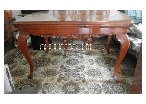 conjunto de muebles rusticos