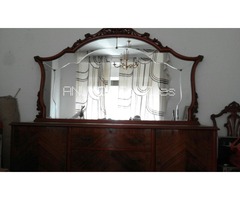 conjunto de muebles rusticos
