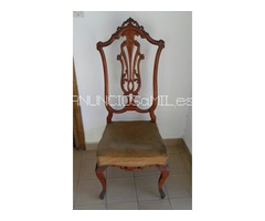 conjunto de muebles rusticos
