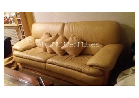 OFERTA!Sofa 3 plazas piel espesorada