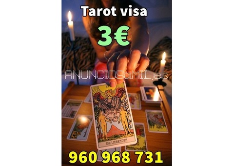 Tarot con Expertas en videncia, 3 Euros