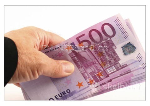 Obțineți un credit serios între persoane fizice