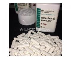 Xanax 2 mg,  Nembutal, ketamina, jarabe de codeína y éxtasis a la venta