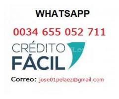 Anuncio de préstamo. Whatsapp: +34 655052711 (prestamo1001@gmail.com)