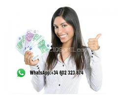 PRÉSTAMOS RÁPIDO Y SEGURO : +34 (602 323 874)