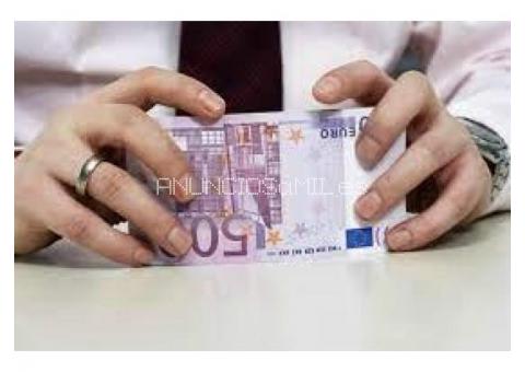 Préstamo de dinero en 15 minutos.