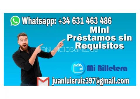 PRÉSTAMOS WHATSAPP: +34 (631 463 486)