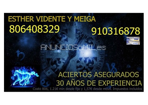Esther, experta en amor y rupturas.