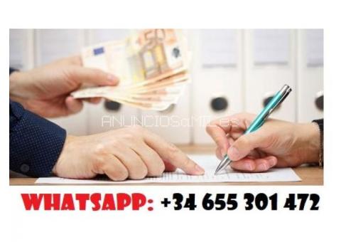 FINANZA CRÉDITO FÁCIL WhatsApp: +34655301472
