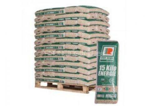 Palet de pellets de madera Combustible para calderas y estufas ecológico