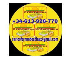 Buen día señora y Señor oferta de préstamo de 3000€