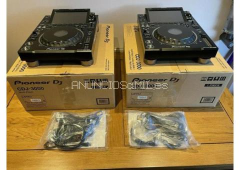 Pioneer CDJ-3000, Pioneer DJM-A9, DJM-V10-LF, CDJ-2000NXS2,DJM-900NXS2