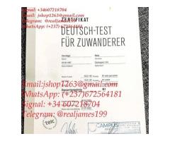Buy Goethe Certificate Without Exams, passports,drivers liscense online