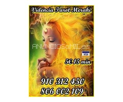 Videncia Pura y Tarot telefónico visa las 24 horas 7 € 25 min 910312450