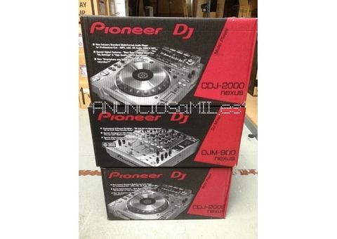 Pioneer 2 CDJ-2000 Nexus, 1 DJM-900 Nexus, HDJ-2000