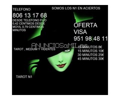 TAROT REAL 806 13 17 68  desde fijo 0,42 m0vil 0,79 Y OFERTA VISA 951 98 48 11