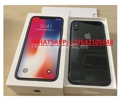Apple iPhone X 64GB - €420 , iPhone X 256GB  - €480, iPhone 8  64GB - €350,iPhone 8 Plus 64GB €370